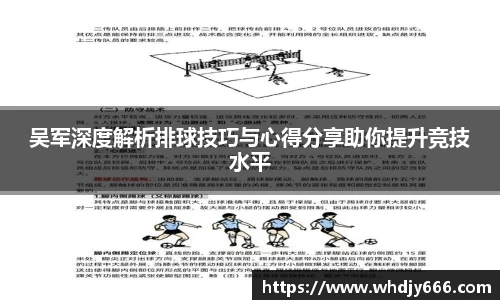 吴军深度解析排球技巧与心得分享助你提升竞技水平